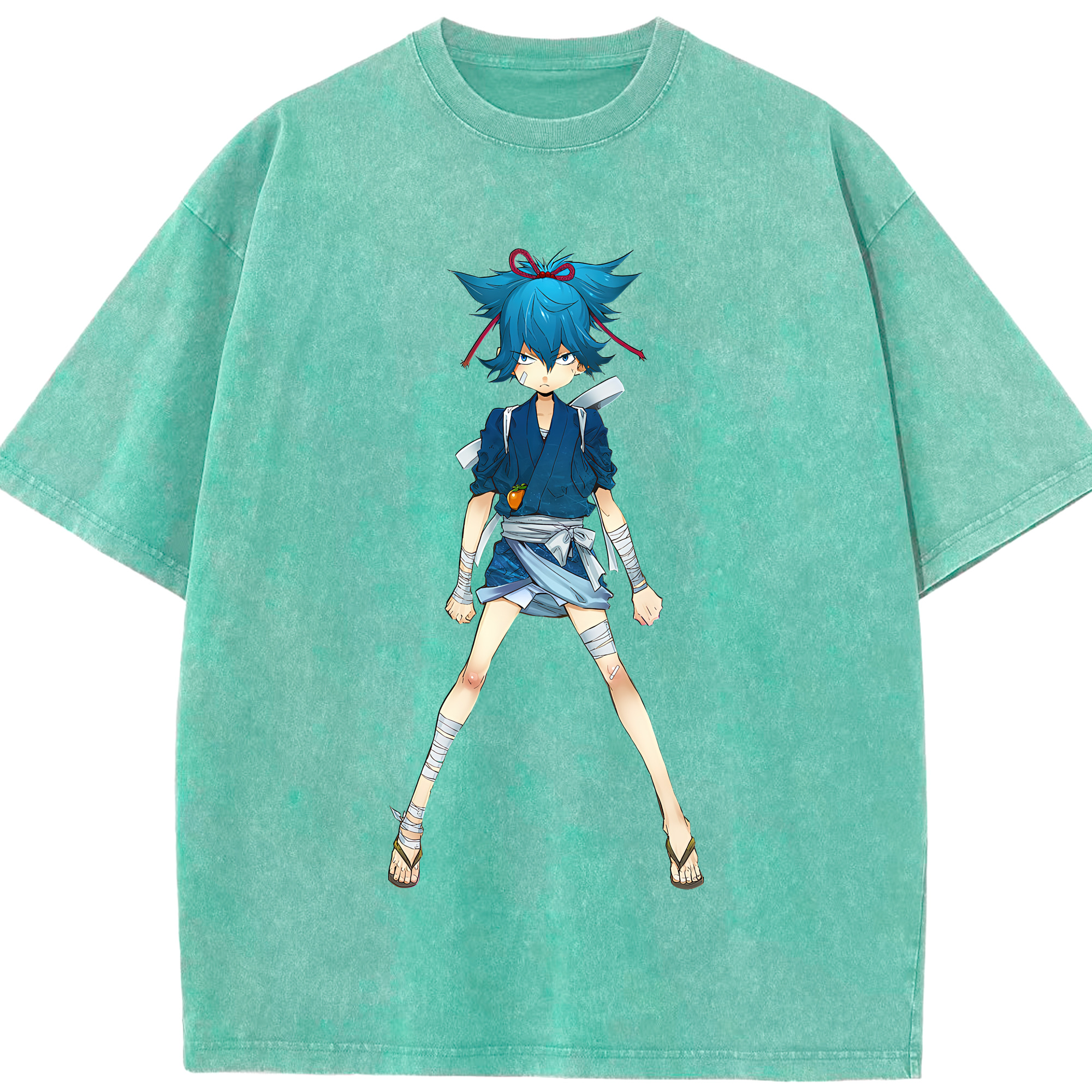 （画像用） 刀剣乱舞 Touken Ranbu 綿100% ヴィンテージ風 半袖Tシャツ（フロントプリント）